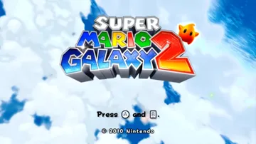 Super Mario Galaxy 2 screen shot title